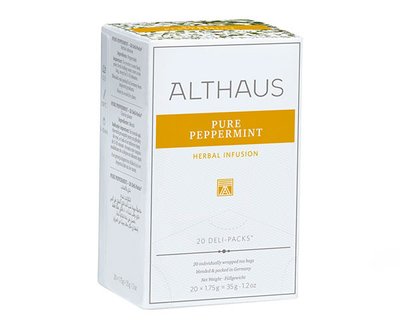 Трав'яний чай Althaus Pure Peppermint у пакетиках 20 шт cht016 фото