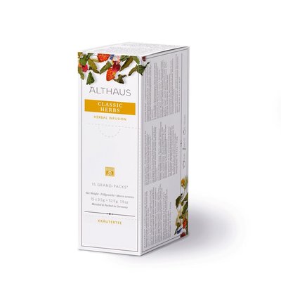 Чай пакетований Althaus Classic Herbs фільтр-пакет 15 шт cht017 фото