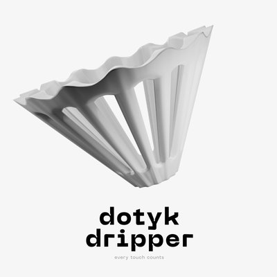 Pourover Dotyk Dripper White