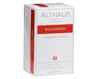 Фруктовий чай Althaus Wild Berries у пакетиках 20 шт cht006 фото