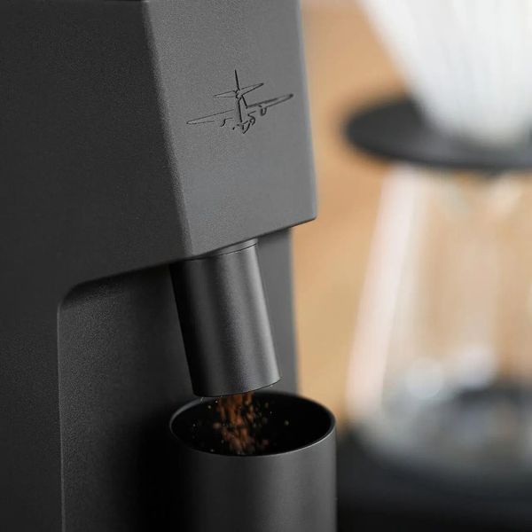 Electric Coffee Grinder MHW-3Bomber Sniper Titanium Coffee Grinder Black