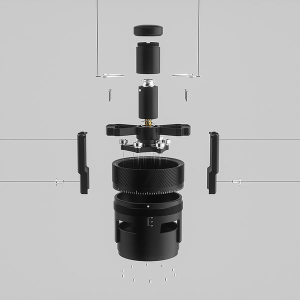 Розприділювач меленої кави 58 мм MHW-3BOMBER SE Pro WDT Needle Distributor Obsidian black (T5579-OS) 1cb05d51 фото