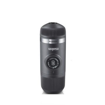 Портативна еспресо-кавоварка Wacaco Nanopresso сіра, механічна, для меленої кави 69046 фото