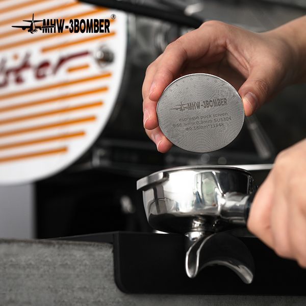 Металевий фільтр-сито для портафільтру 58,5 мм MHW-3BOMBER Espresso Puck Screen (FG5590-OS) b4389d6e фото