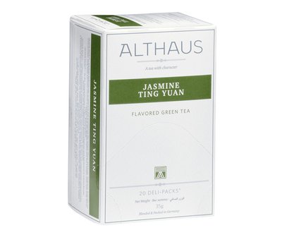 Зелений чай Althaus Jasmine Ting Yuan у пакетиках 20 шт cht004 фото